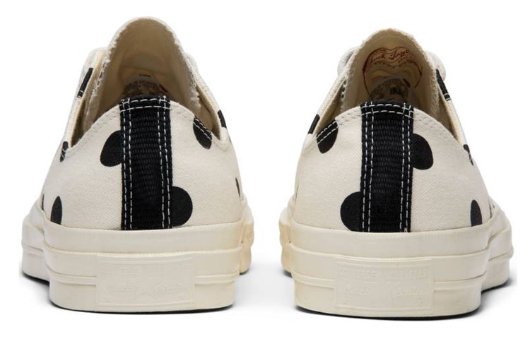 CDG Play x Converse Chuck Taylor All Star 70 Ox White Black