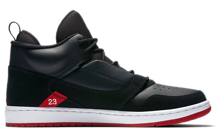 Jordan Fadeaway Mid Black Red
