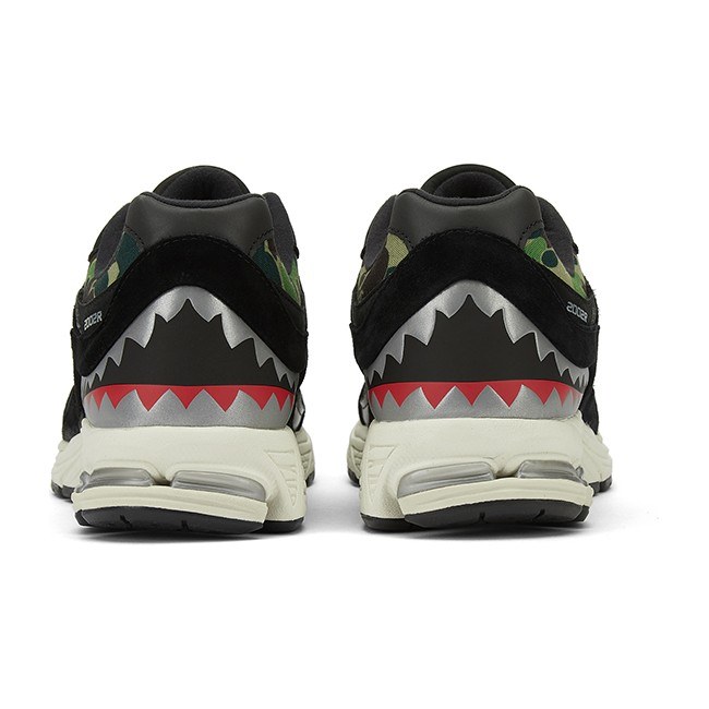 A BATHING APE x New Balance 2002R Black Camo