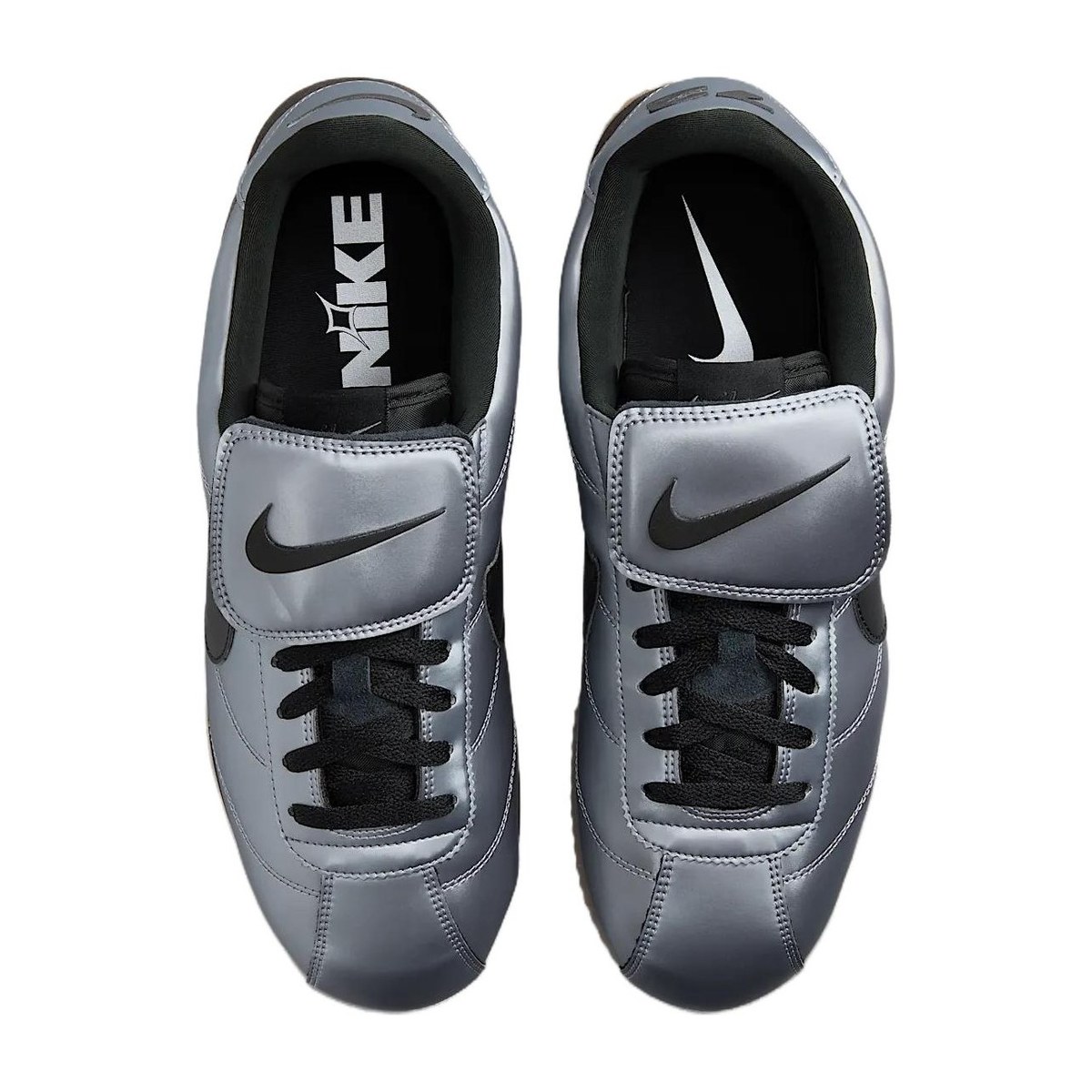 Nike Cortez Leather SE "Metallic Cool Grey Black"