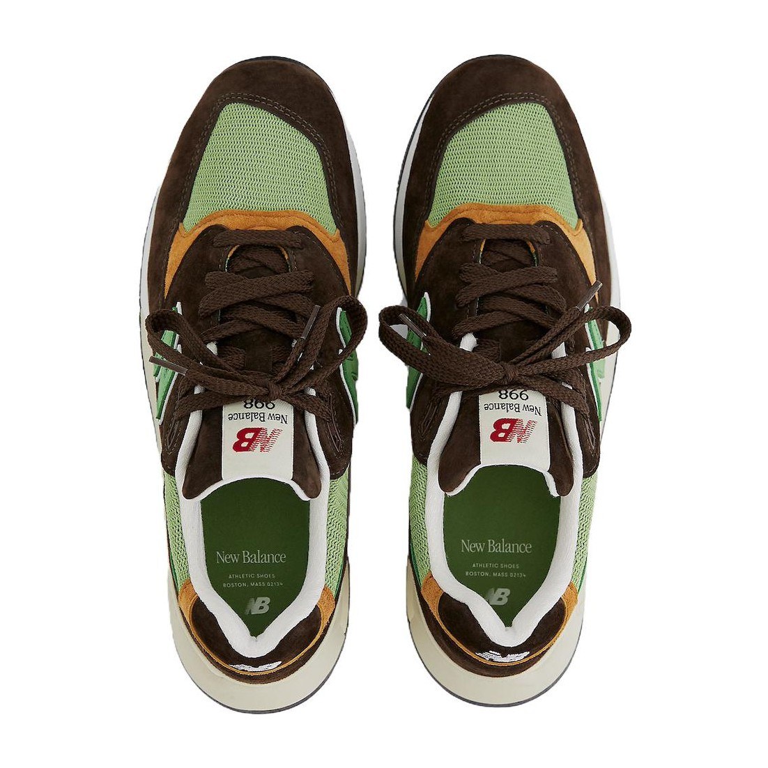 New Balance 998 Brown Green