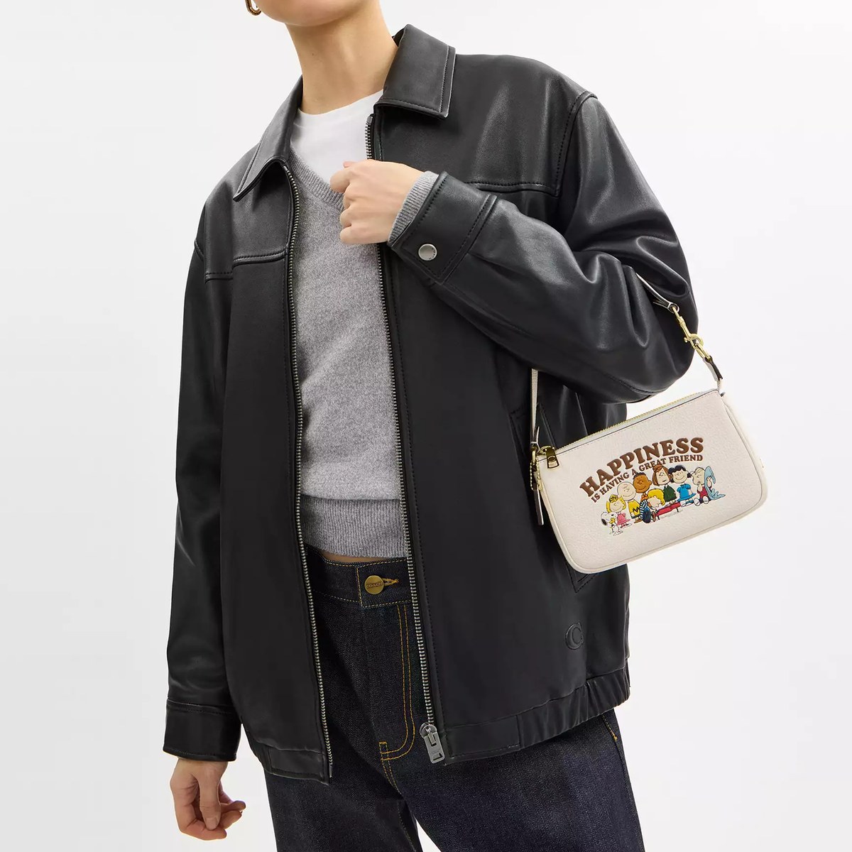 COACH x PEANUTS Nolita 19 White
