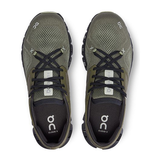 On Cloud X 3 Olive Grey