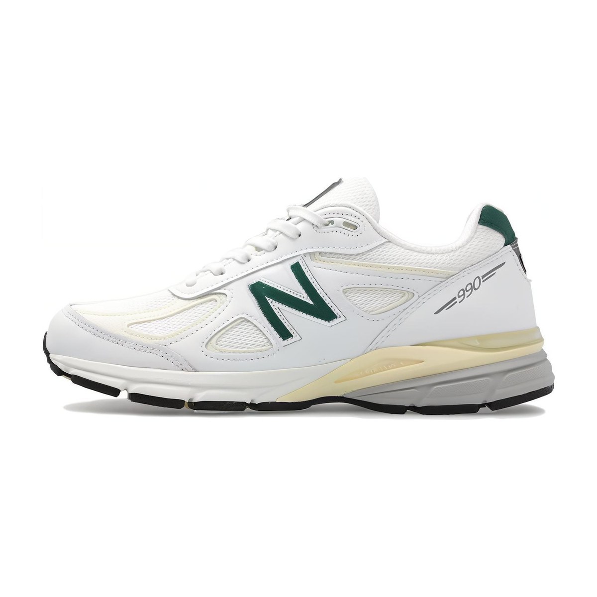 New Balance 990 V4 White Green