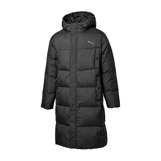 Puma Long Down Coat Black