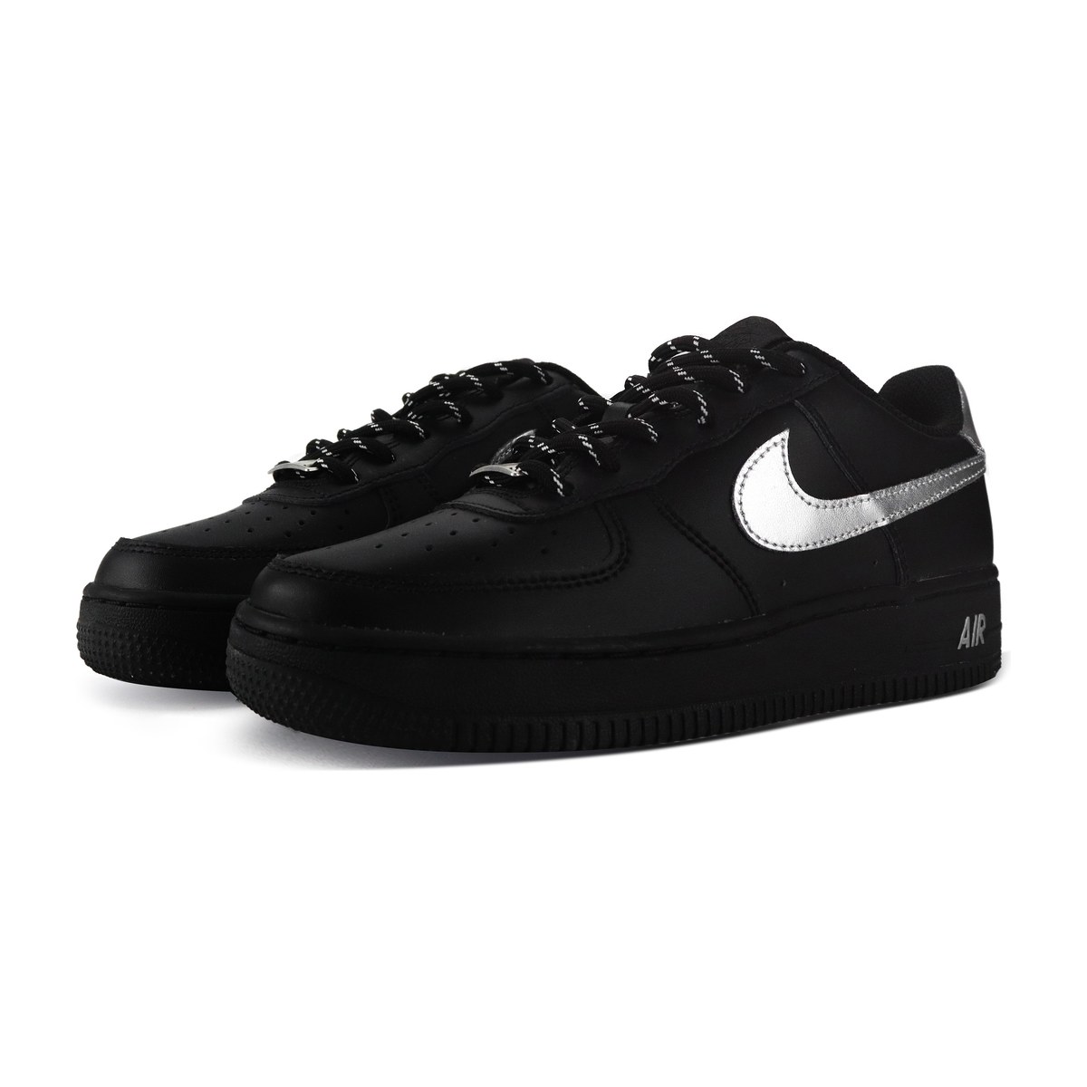 Nike Air Force 1 Black Silver