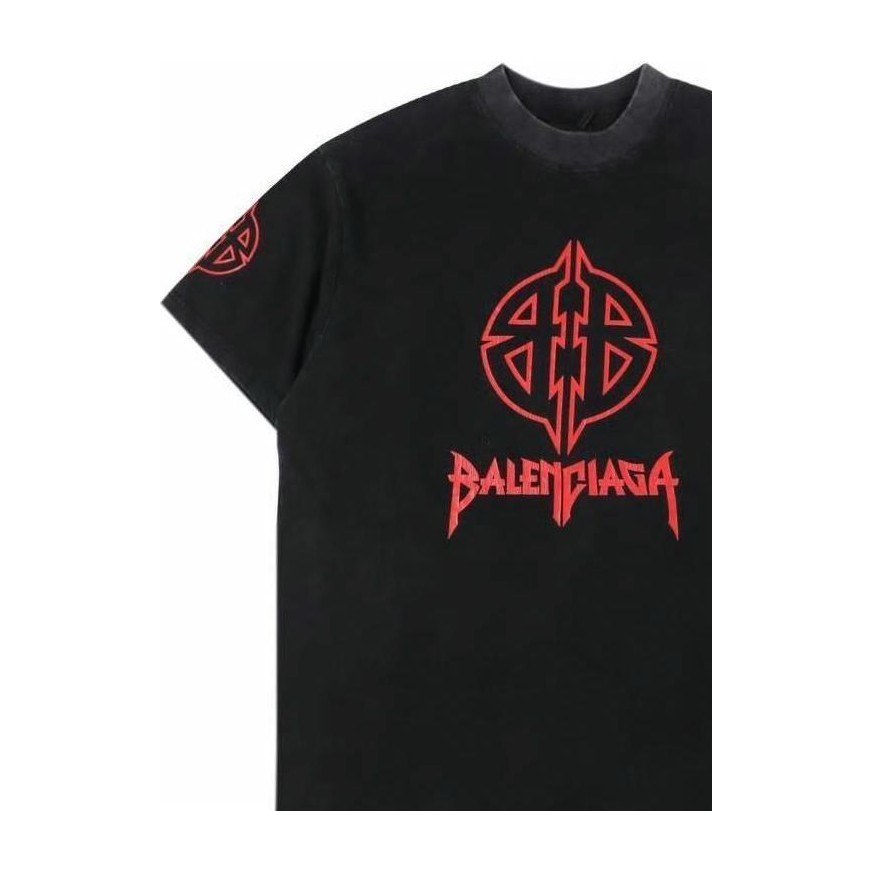 Balenciaga FW23 Logo T-Shirt Black