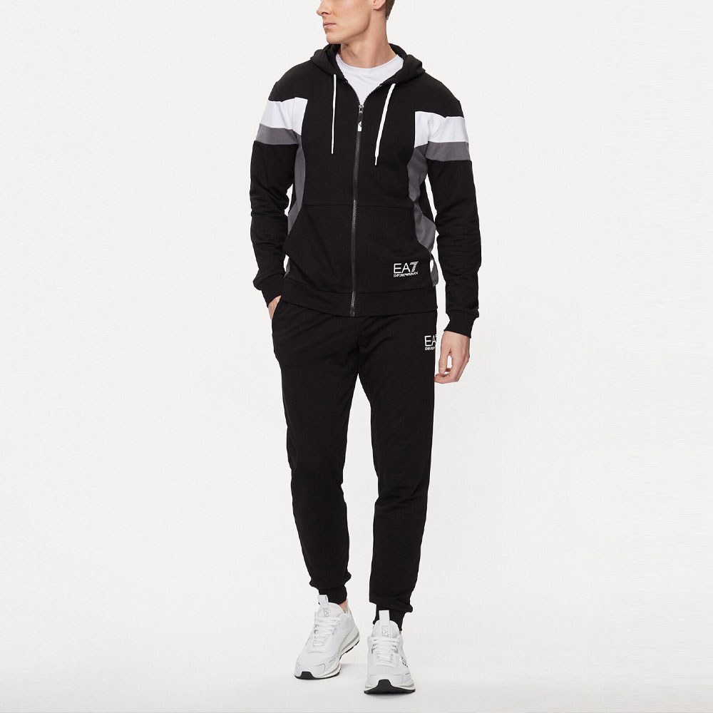 Emporio Armani EA7 FW24 Hoodie Set Black