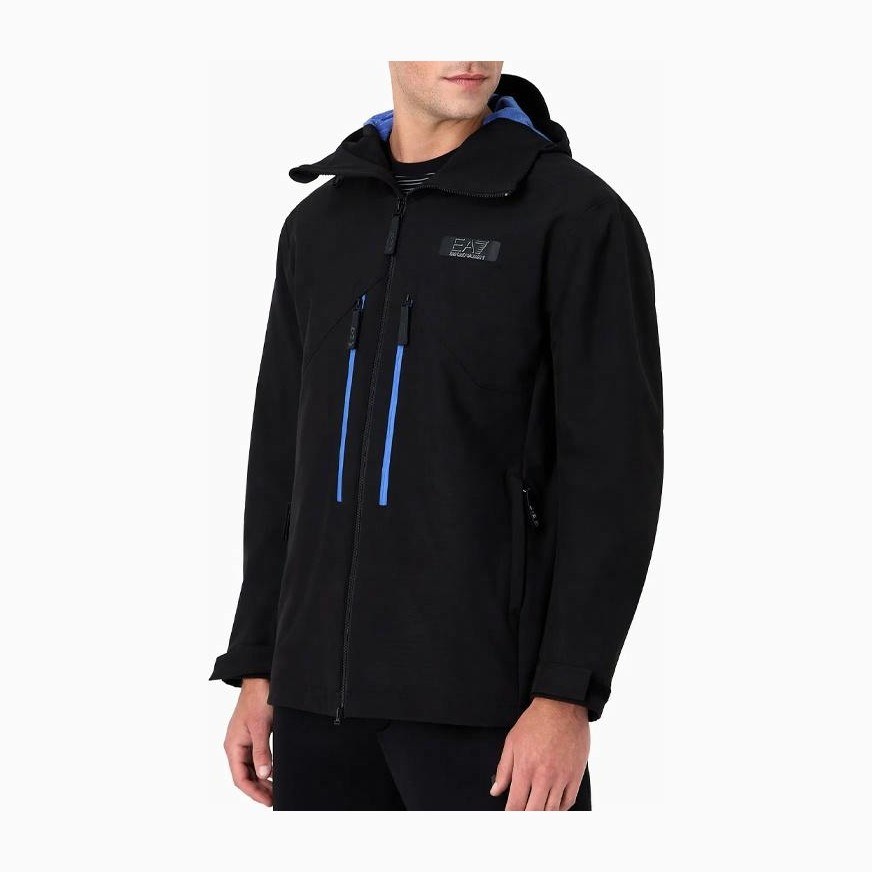 Emporio Armani EA7 Hoodie Jacket Black