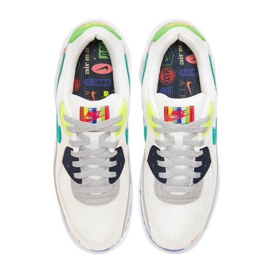 Nike Air Max 90 White Green Red