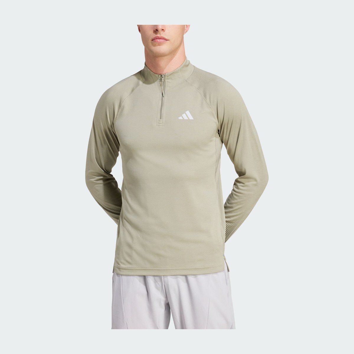 adidas Gym+AEROREADY BRANDLOVE 14-ZIP SHIRT T
