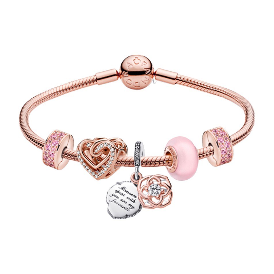 Pandora Elegant Hand-Painted Bracelet Set