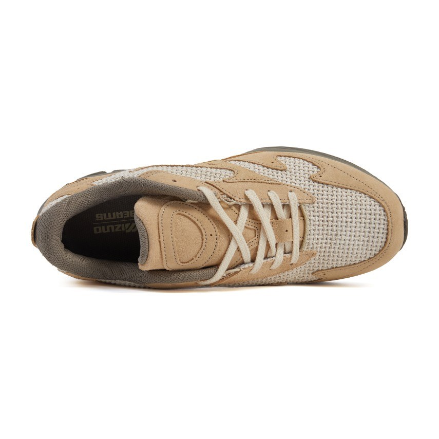 beams x Mizuno Wave Rider Beta Brown