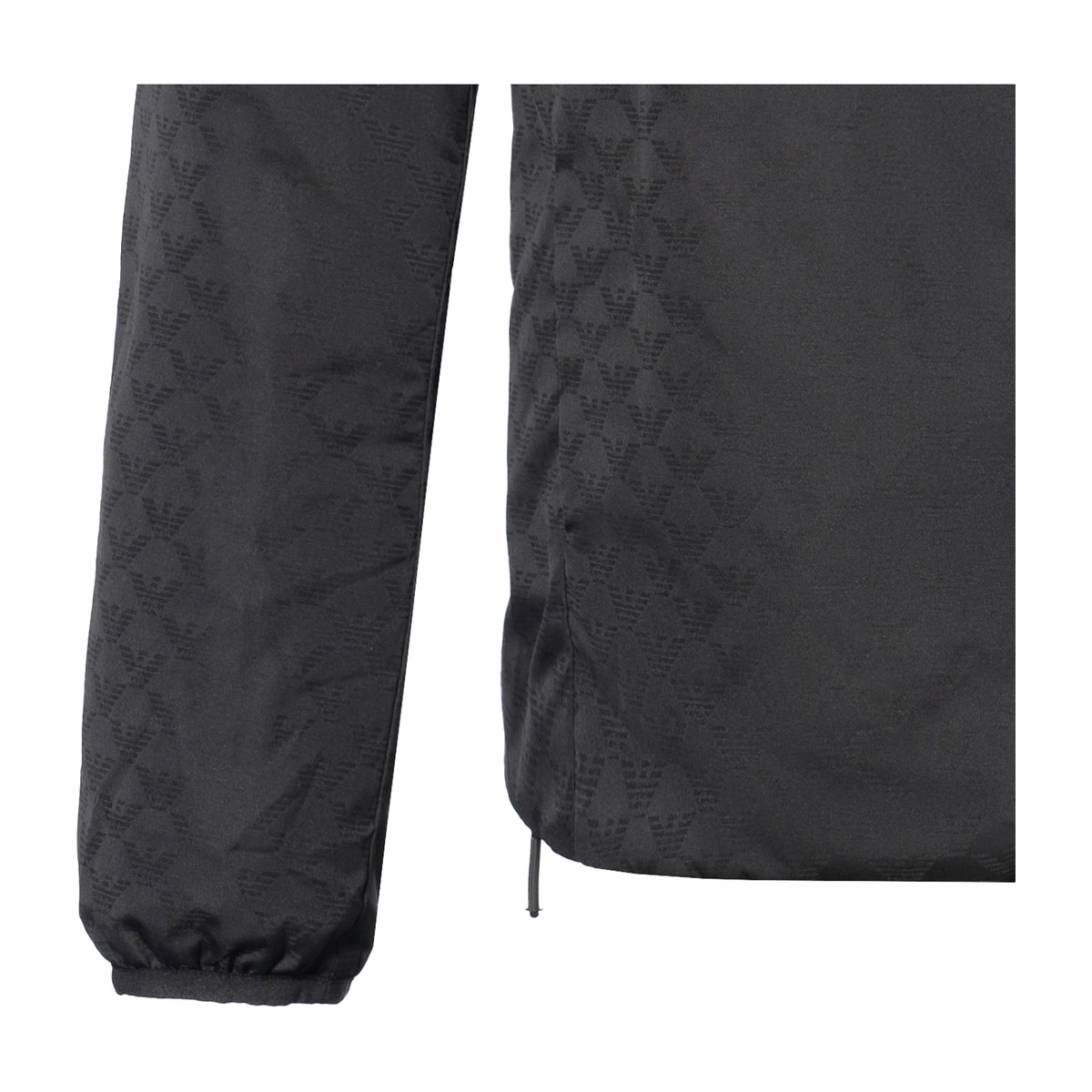 Emporio Armani FW22 Black Hoodie Jacket
