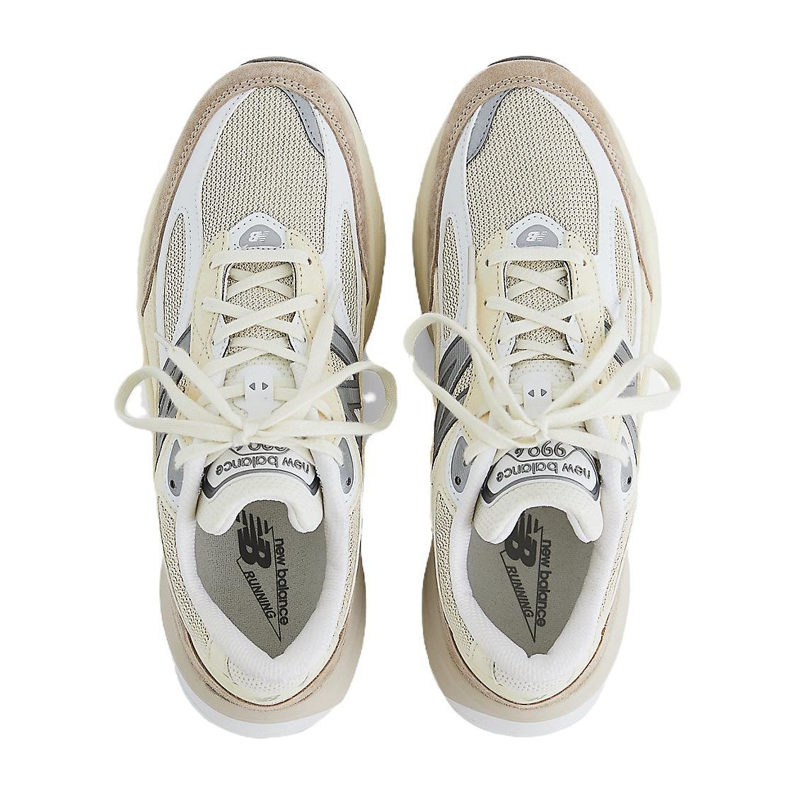 New Balance 990 V6 White Brown