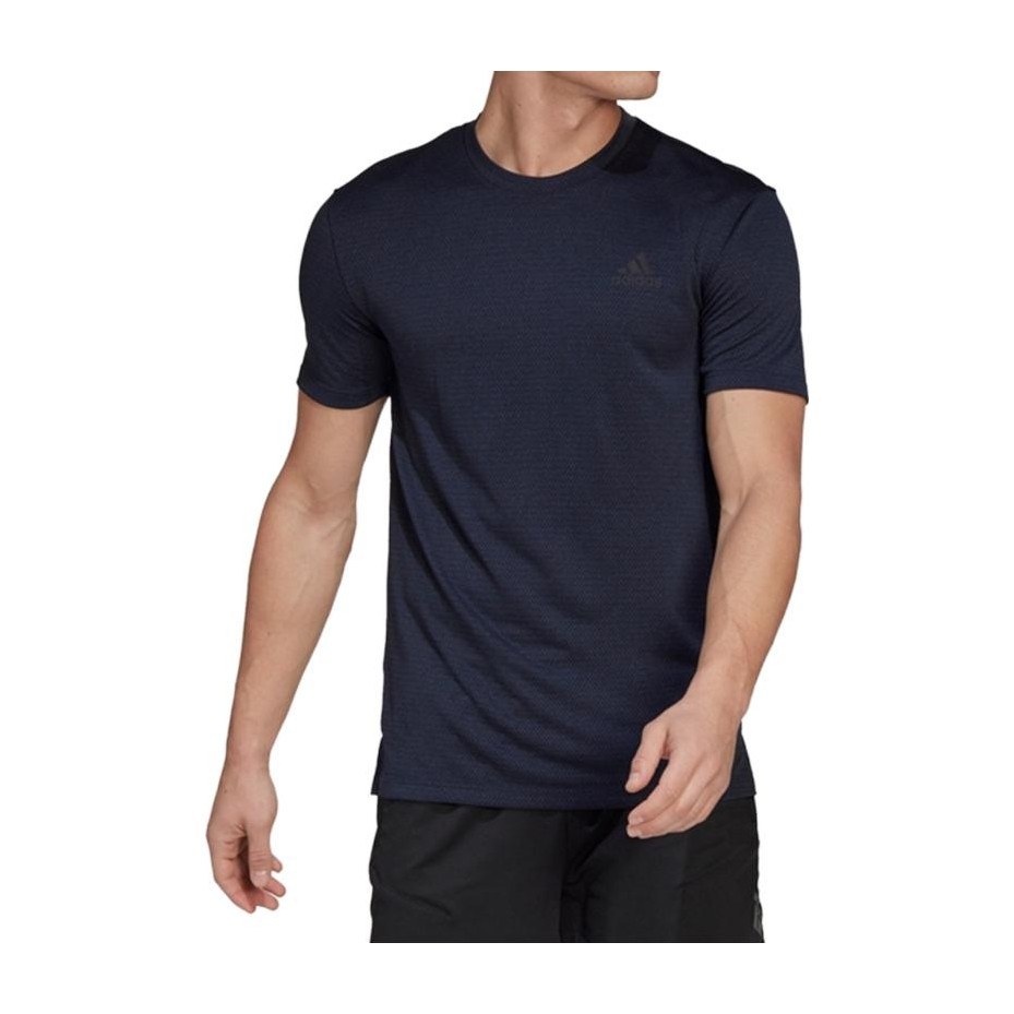 adidas Logo Print Tee Navy