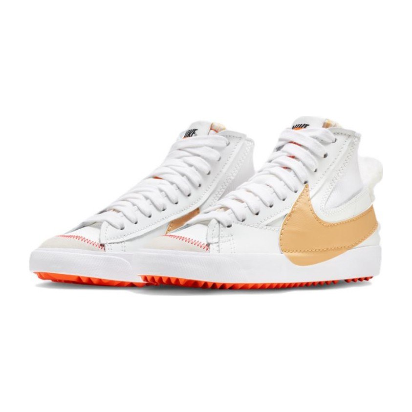 Nike Blazer Mid White Brown Orange