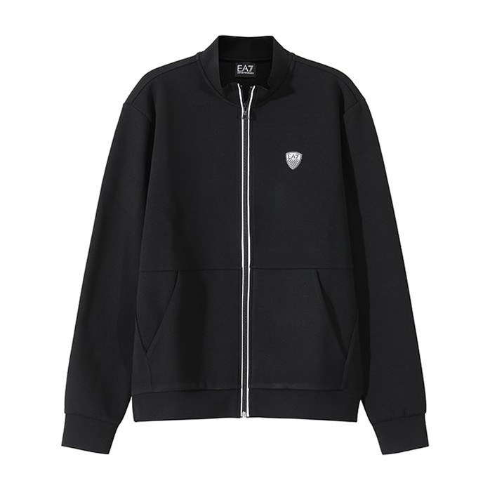 Emporio Armani EA7 SS24 Logo Track Suit Black