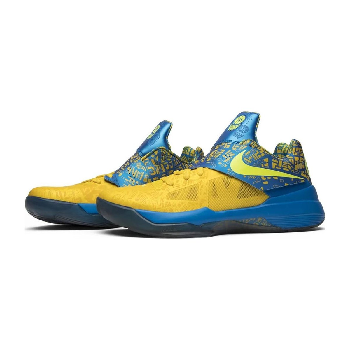 Nike KD 4 Blue Yellow