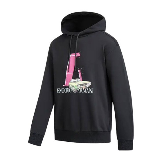 Emporio Armani SS22 Racing Capsule Hoodie Black