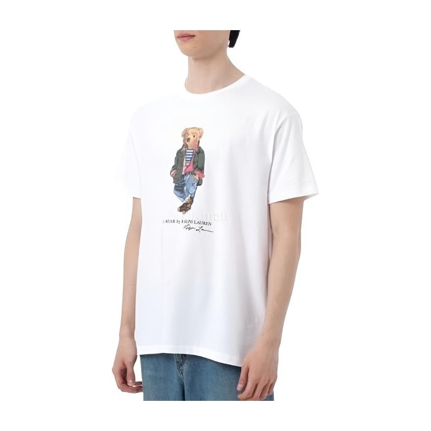 Polo Ralph Lauren Bear Print T-Shirt White