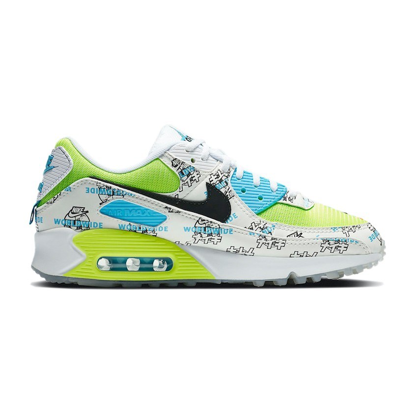 Nike Air Max 90 Worldwide Pack White Blue Yellow