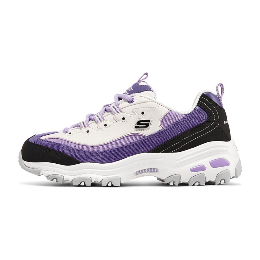Skechers D'LITES 1.0 White Purple