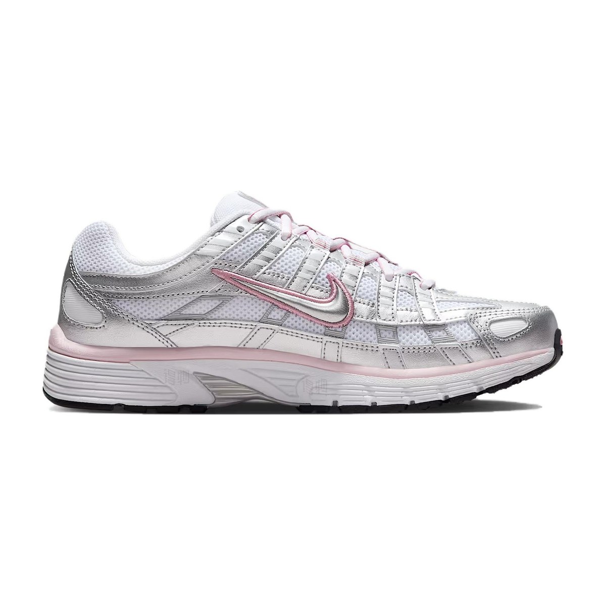 Nike P-6000 White Silver