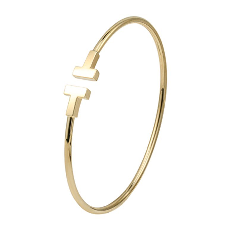 Tiffany & Co. T Series Gold Bracelet