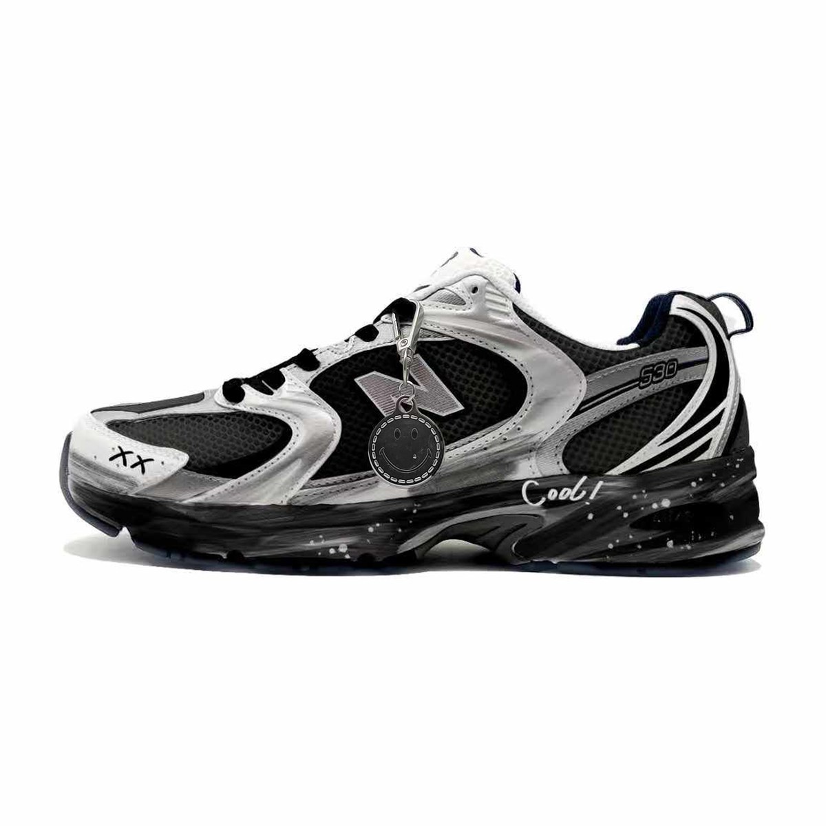 New Balance 530 Silver Ink Splash