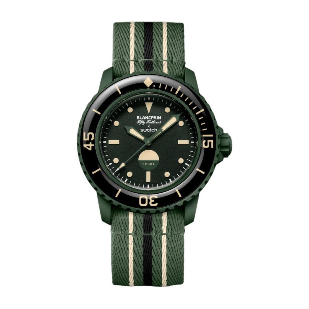 Swatch x Blancpain Fifty Fathoms Plant Ceramic