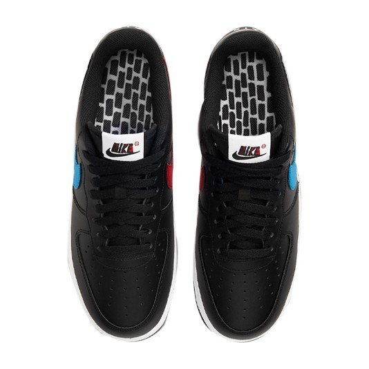 Nike Air Force 1 Low Black Red Blue