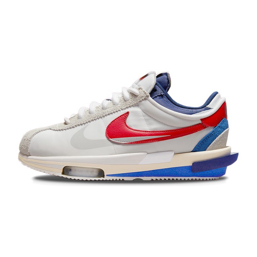 Sacai x Nike Cortez SP "White and University Red"