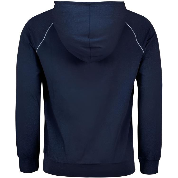 HUGO BOSS Striped Letter Hoodie Jacket