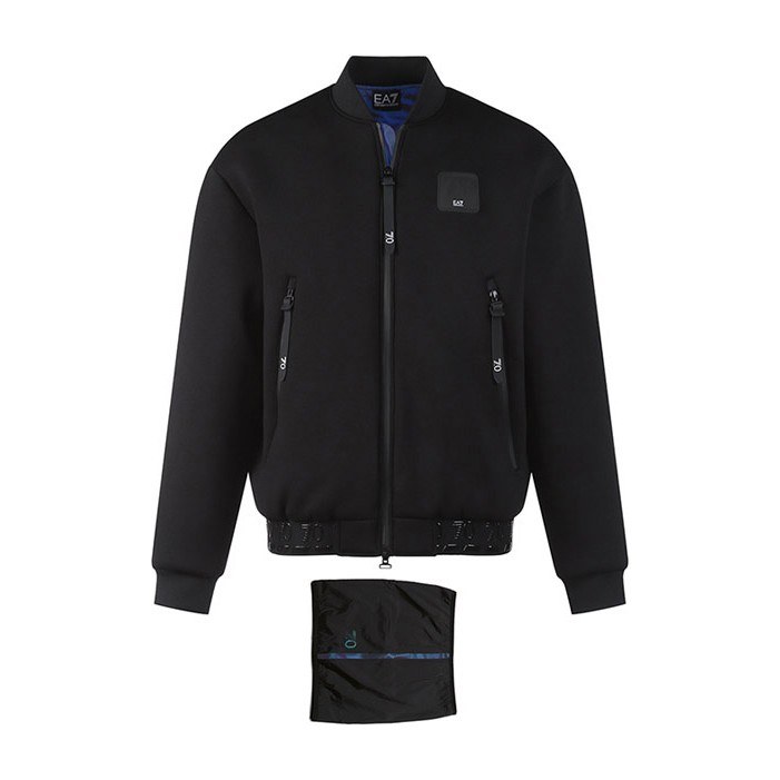 Emporio Armani EA7 Eagle Logo Cotton Jacket