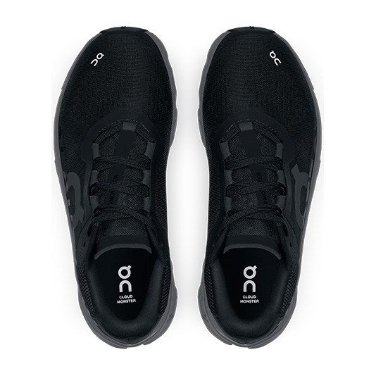 On Cloudmonster Black Grey