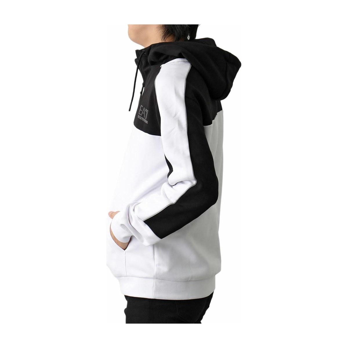 Emporio Armani Letter Print Hoodie