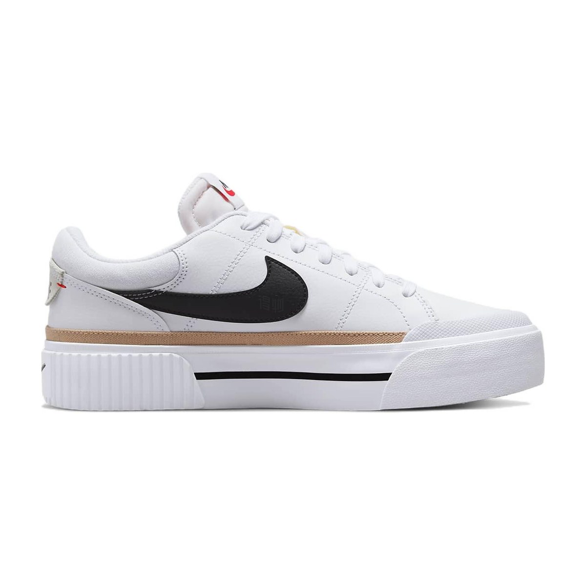 Nike Court Legacy Lift White Black Brown