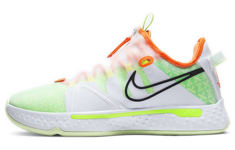 Nike PG 4 White Green Orange