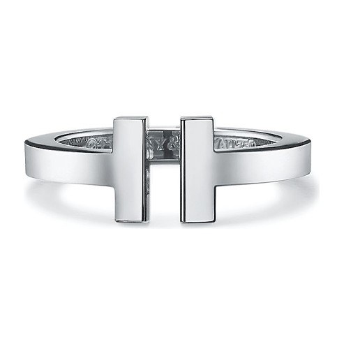 Tiffany & Co. T Series 18K White Gold Ring