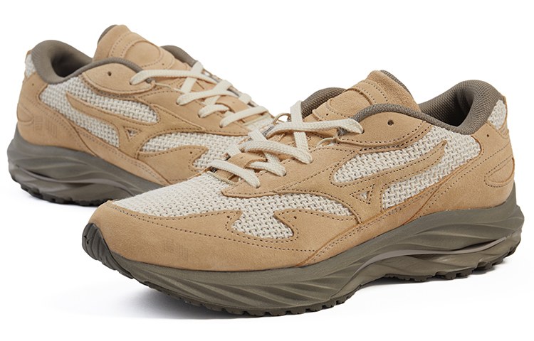 beams x Mizuno Wave Rider Beta Brown