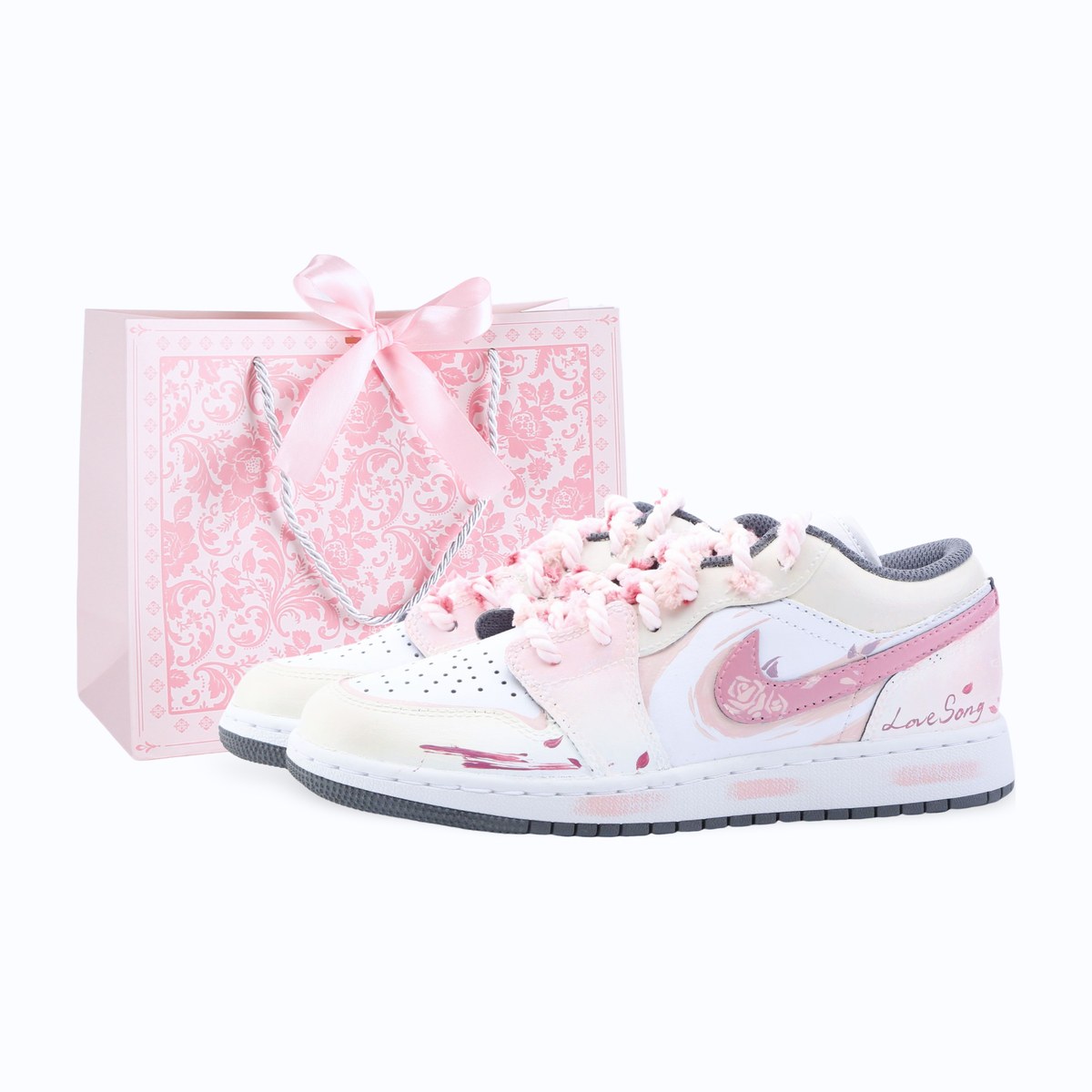 Jordan Air Jordan 1 Drippy Love Letter 2 Gradient Pink