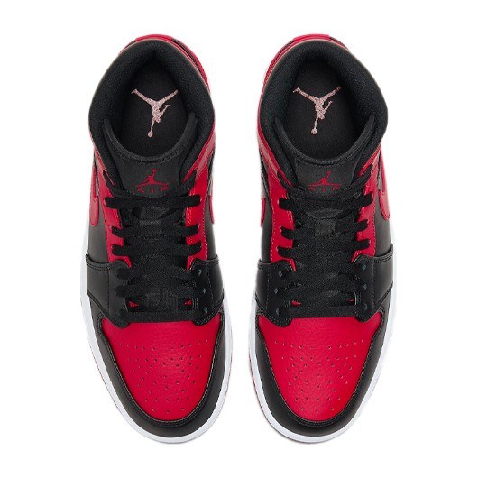Jordan Air Jordan 1 Mid "Red and Black"