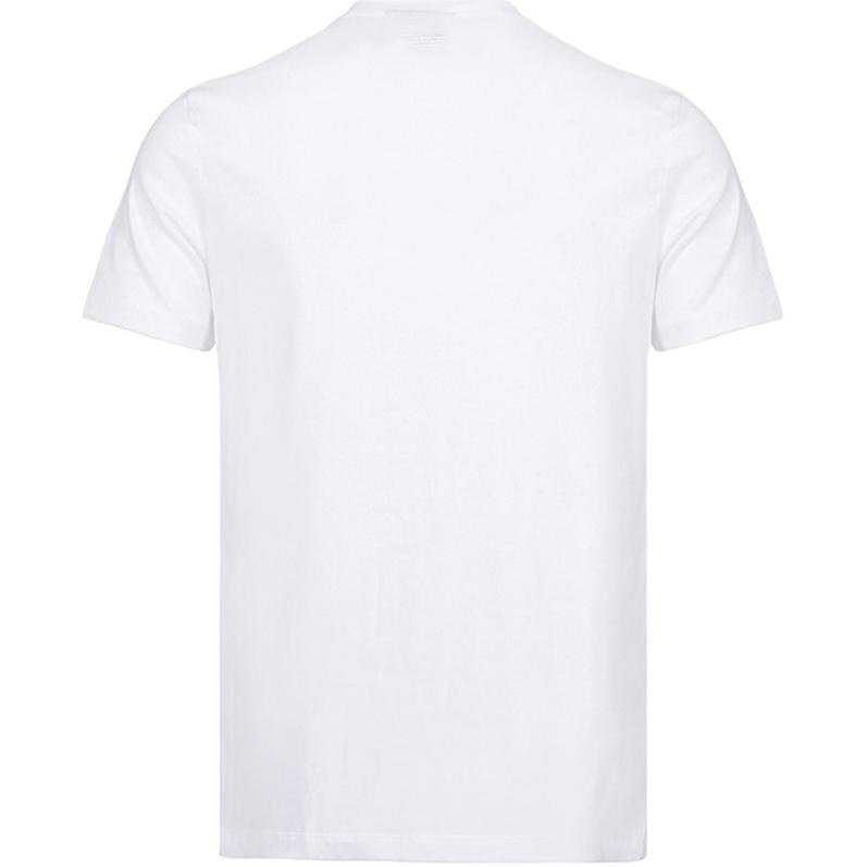 Emporio Armani Printed Cotton T-Shirt White