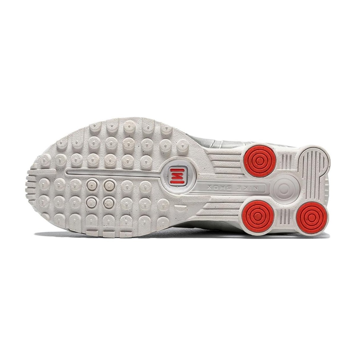 Nike Shox R4 "White and Metallic Silver"