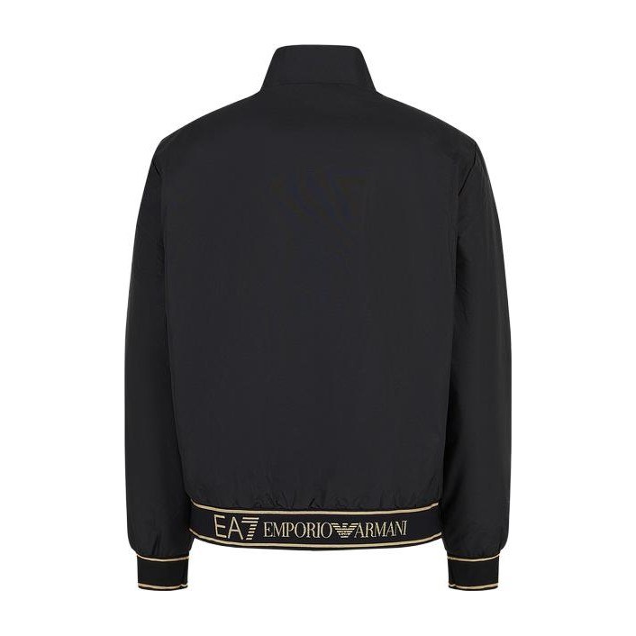 Emporio Armani EA7 FW23 Black Bomber Jacket