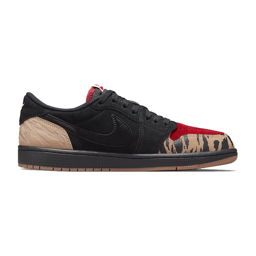 SoleFly x Air Jordan 1 Low OG "Black and Sport Red"