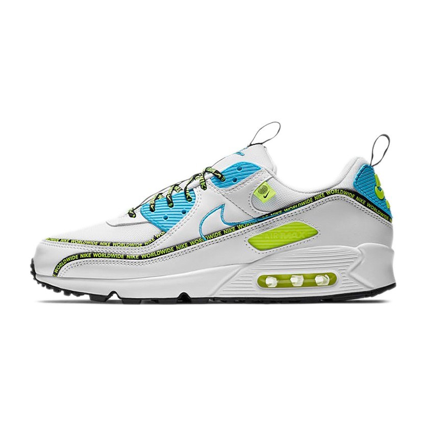 Nike Air Max 90 SE Worldwide White Blue Yellow