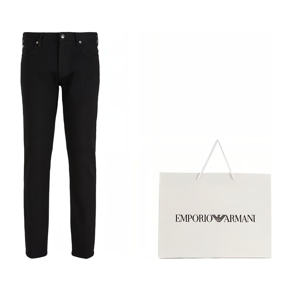 Emporio Armani SS24 Black Jeans