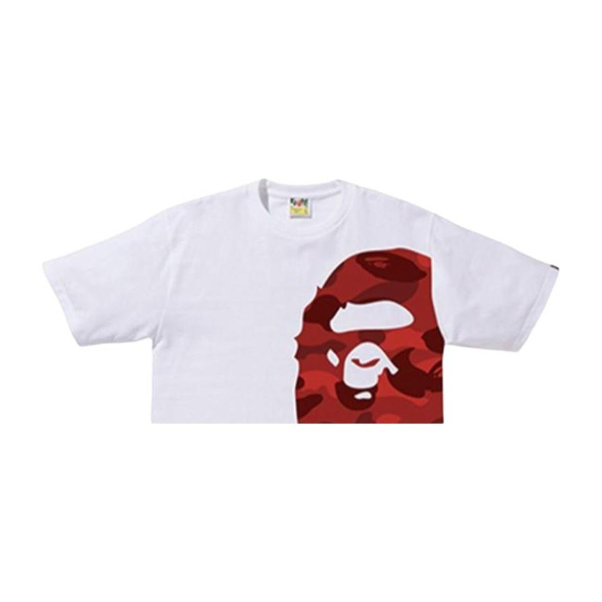 BAPE Color Camo Side Big Ape Head Tee White